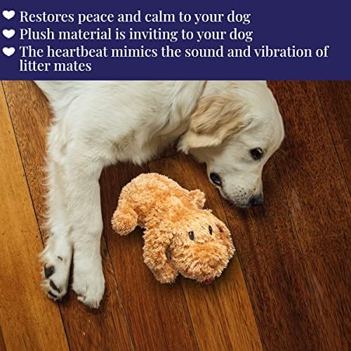 Pas Heartbeat igračka za odvajanje anksioznost Relief za pse - savršen za obuku & amp; ponašanje pomagala-Zlatni retriver plišane životinje - mora imati kućne ljubimce za pse miran pas u grmljavine, vatromet