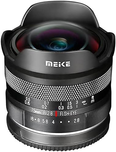 Meike 7.5 mm f2.8 Ultra širokougaoni ručni fokus dijagonalni Fisheye objektiv kompatibilan sa Nikon Z fotoaparatima Z50, Z5, Z6, Z7