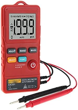 FEER MINI digitalni multimetar 1999Counts AC / DC voltmetar Otpor Ammeter Metar ispitivač sa LED svjetlom Professional Multimeter