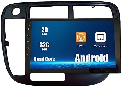 Android 10 Autoradio auto navigacija Stereo multimedijalni plejer GPS Radio 2.5 D ekran osetljiv na dodir zahonda Civic 1996-2001