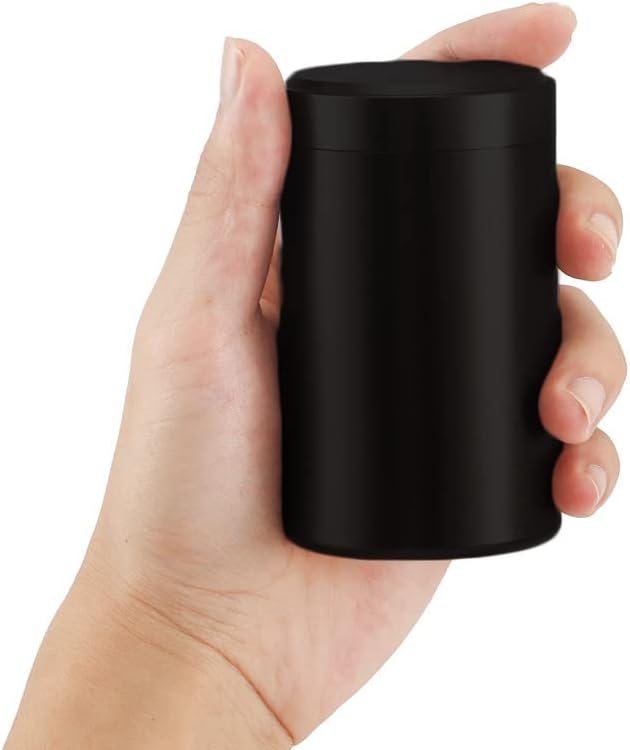iSnuff hermetički Aluminijumska tegla za skladištenje prenosiva bočica za pakovanje otporna na miris višenamenska kutija za skladištenje sa navojnim poklopcem miris za začine, kafu i čajeve 140ml