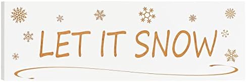 Carol-ove inspiracije puštaju da se snegi zna | Drveni bijeli božićni dekor za uređenje odmora na selu | Svestran izrezbareni drveni