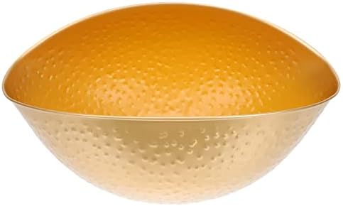 Toyvian Worhist Ponuda kupuča za kupus Ponuda Bowl Golden Ponuda Bowl Treasure Bowl Feng Shui Privucite bogatstvo Sretno za Božićnu Novu godinu Poklon Golden