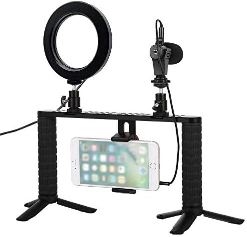 ZPLJ stoji uživo Streaming video snimanje emitovanje mikrofona LED prstenovi napunite svjetlo Selfie držač pametnog telefona oprema za snimanje muzike