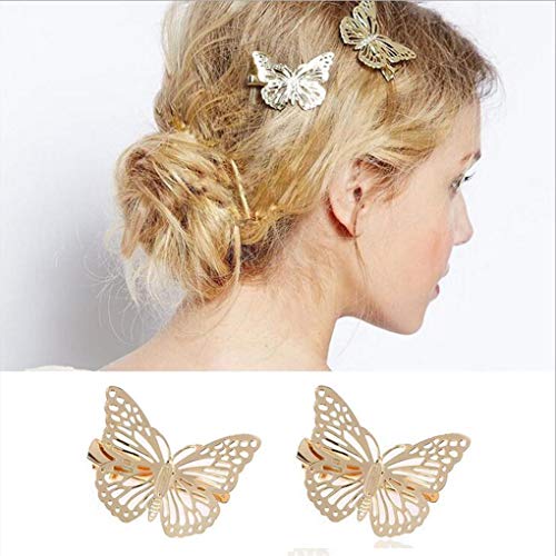 Tgirls Fashion Hollow Butterfly Clip klip za kosu za haiševe za glavu Bridalni dodaci za kosu Nakit za žene i djevojke