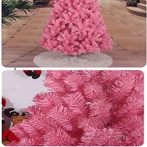 ZYZMH PINK CHERRY CLOSSOM GRADINT CINSTING Drvo, smreka sa šarkem veštačkim božićnim drvećem sa jednostavnim montažom, sklopivo postolje