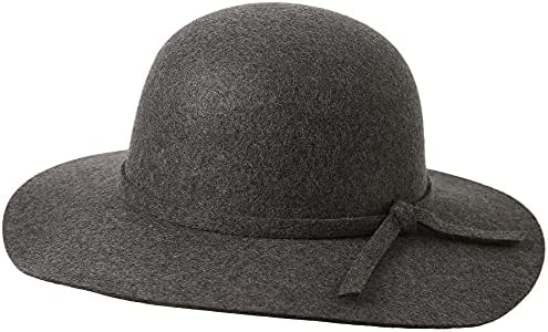 Jastore Girl Kids Wide Wide Fedora Hat osjetila disketu jazz kapu sa pojasom luka