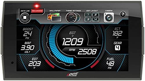 Precizni dijelovi Edge Edge Insight CTS3 Touch ekrane Mjerač monitora 84130-3 i nosač stuba 38405 Patible sa 2010-2018 RAM 2500/3500 dizel 6.7 Cummins