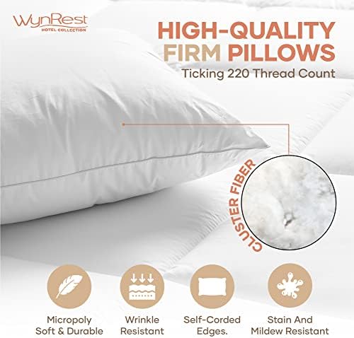 Wynrest klaster jastuk queen 20x30 firm hotel jastuk direktna firma | Koristi se u mnogim hotelima i odmaralištima | Savršeno za leđa, bočni, pragove