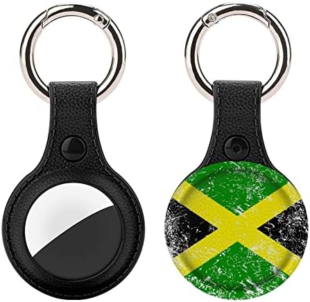 Jamajčanska Retro Zastava TPU futrola za AirTag sa zaštitnim poklopcem za ključeve Air Tag Finder Tracker držač dodatne opreme za ključeve ruksak Kućni prtljag