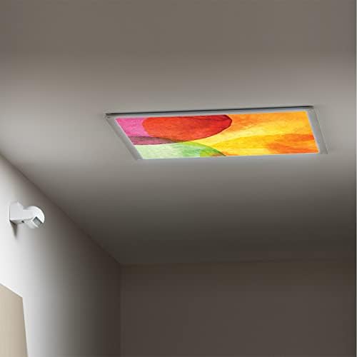 Prekrivači za fluorescentno svjetlo za plafonske Difuzorske ploče-apstraktni uzorak-poklopci za fluorescentno svjetlo za kancelariju