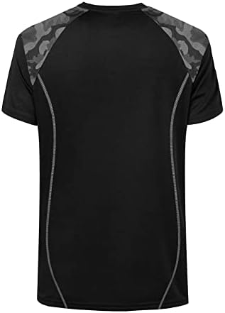 LI HANTON muške kratke rukave sportske majice Quick Dry Moisture Wicking outdoor Running teretana trening trening aktivnost Shirt