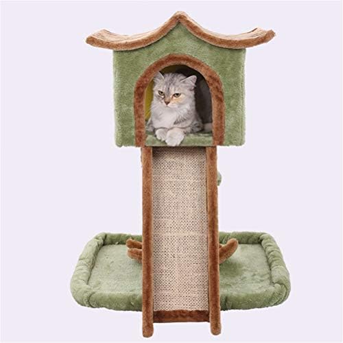 TONPOP penjački okvir za mačke potrepštine za kućne ljubimce veliki drveni Nosilj za mačke mačka Drvo mačka penjački okvir kuća na