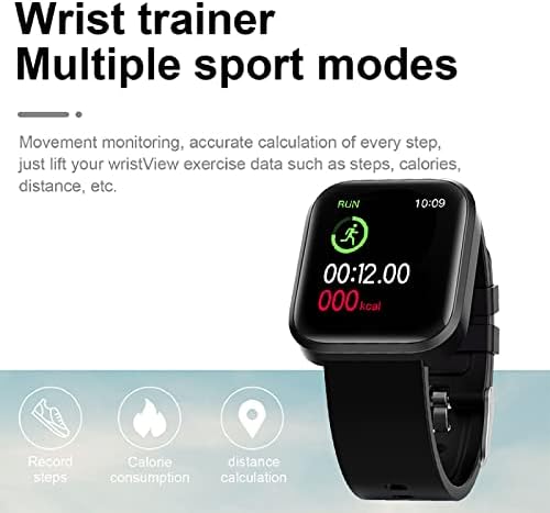 ZZKHGO Smart Watch - Višestruki načini pokreta, fotografije daljinskog upravljača, kompletni zaslon za android i iOS, za muškarce Žene na otvorenom Sportski pokloni