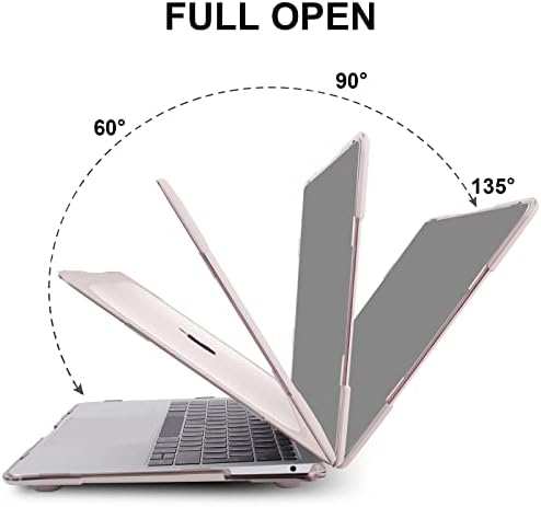 B BELK Kompatibilan je s MacBook Air Caseom sa Fold Kickstands za MacBook Air M1 2021 do 2018. A2337 A2179 A1932, TEAGE RASPOLOŽENJA KONTROFONA LAPTOP HARD SHOW CASE Shell + 2 poklopca tipkovnice, Khaki