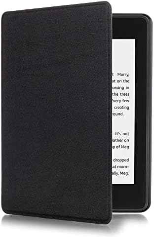 Ultra tanka pametna kožna magnetna futrola za Kindle Paperwhite 3 2 1 Paperwhite3 Protect Case Cover tablet Accessories, Crna
