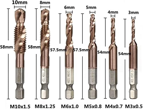 Čelične burgije Metrička HSS spiralna žica set za slavinu 1/4 Mm burgija za bušenje