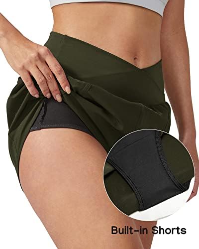 G4Free ženske kratke hlače za trčanje s džepovima sa patentnim zatvaračem brzo sušeći atletske hlače za teretanu s podstavom