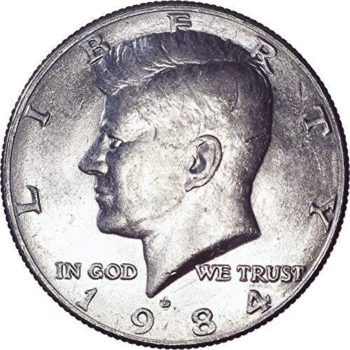 1984 D Kennedy pola dolara 50c sjajanciran