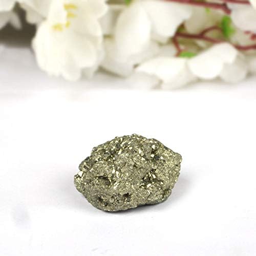 Bluequeen Prirodni piritni sirovi / grubi džep novac magnet kameni kamen / peru pirit za ljekovit / vastu / pokloni / bogatstvo, privlači poslovne sreće Stone 30 gram cca