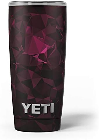 Dizajn Skinz Pink Geometric V11 - Kožnica naljepnica Vinil Komplet Kompatibilan sa Yeti Rambler Cooler Tumbler Cups