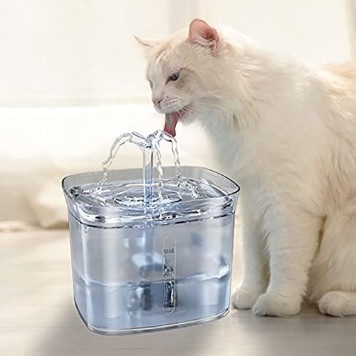 Botitu 2.3L CAT vodeni dozator vode, dozator vode za kućne ljubimce sa višestrukim sustavima za filtriranje, dozator vode sa ultra