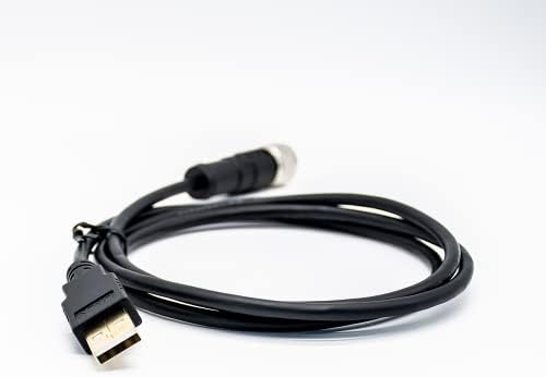 ELECBEE M12 do USB kabla M12 4Pin Kod Ženski do USB 2.0 A Muški sklop 1m AWG26