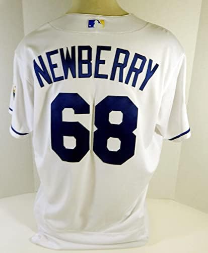 2020 Kansas City Royals Jake Newberry 68 Igra Izdana bijeli dres DG Patch 48 3 - Igra Polovni MLB dresovi