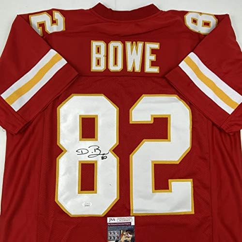 AUTOGREMENO / POTPISAO DVERNE BOWE KANSAS CITY FOOTBALL JERSEY JSA COA