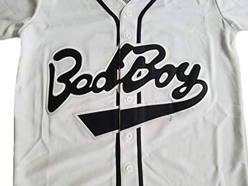 Biggie Smalls Jersey 10 Bad Boy majica 90-ih hip hop odjeća šiveni film Baseball Jersey