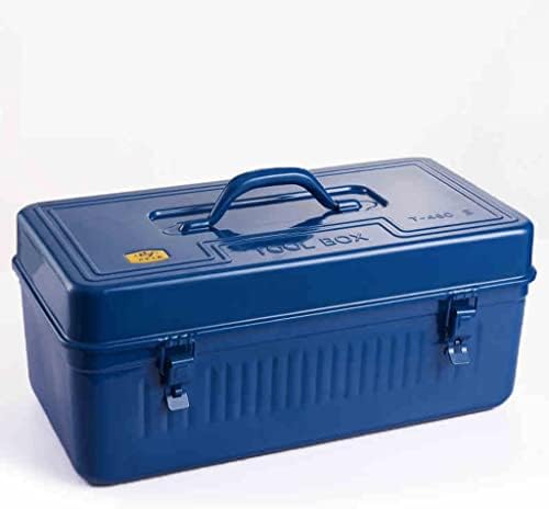 WDBBY kutija za alat Profesionalni kofer vodootporan Prazan organizator Početna Iron Veliki metalni pohranjivanje Višenamjenski nosač