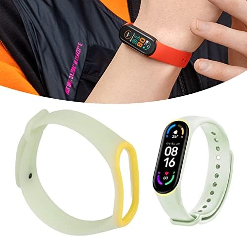 SmartWatch Band SmartWatch zglob Svjetlosni pojas Silikonski zamjenski remen sa poroznim podešavanjem za MI Band 6 5 4 3 NFC