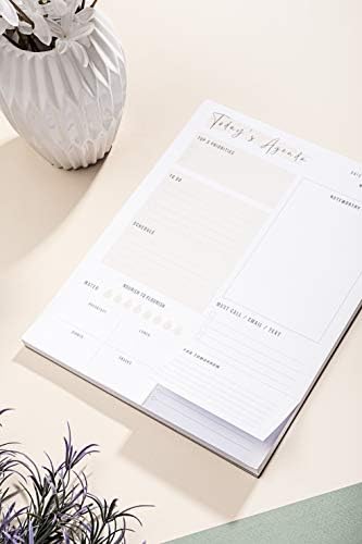 Scribble & Dot® Daily Planer Pad | 140gsm Desk Pad 52 debele stranice - savršen dnevni planer za zauzeto pojedinca